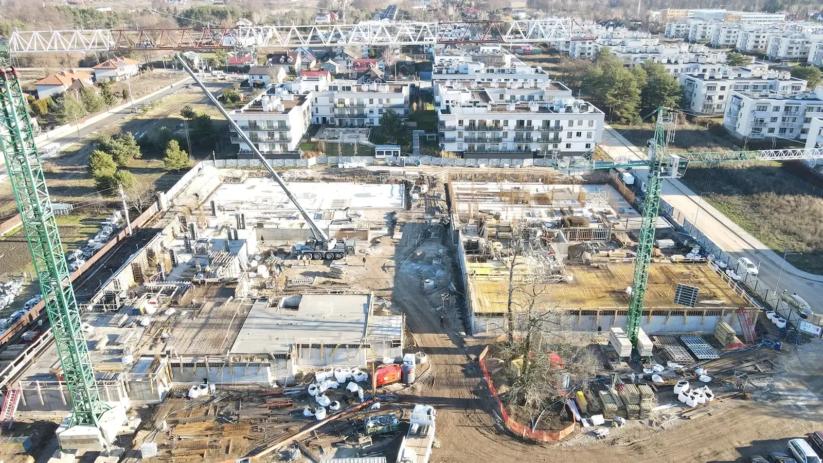 Postęp prac na budowie inwestycji Olchowy Park 2 w Warszawie